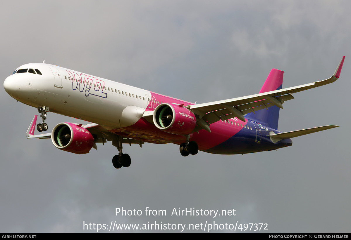 Aircraft Photo of HA-LZM | Airbus A321-271NX | Wizz Air | AirHistory.net #497372