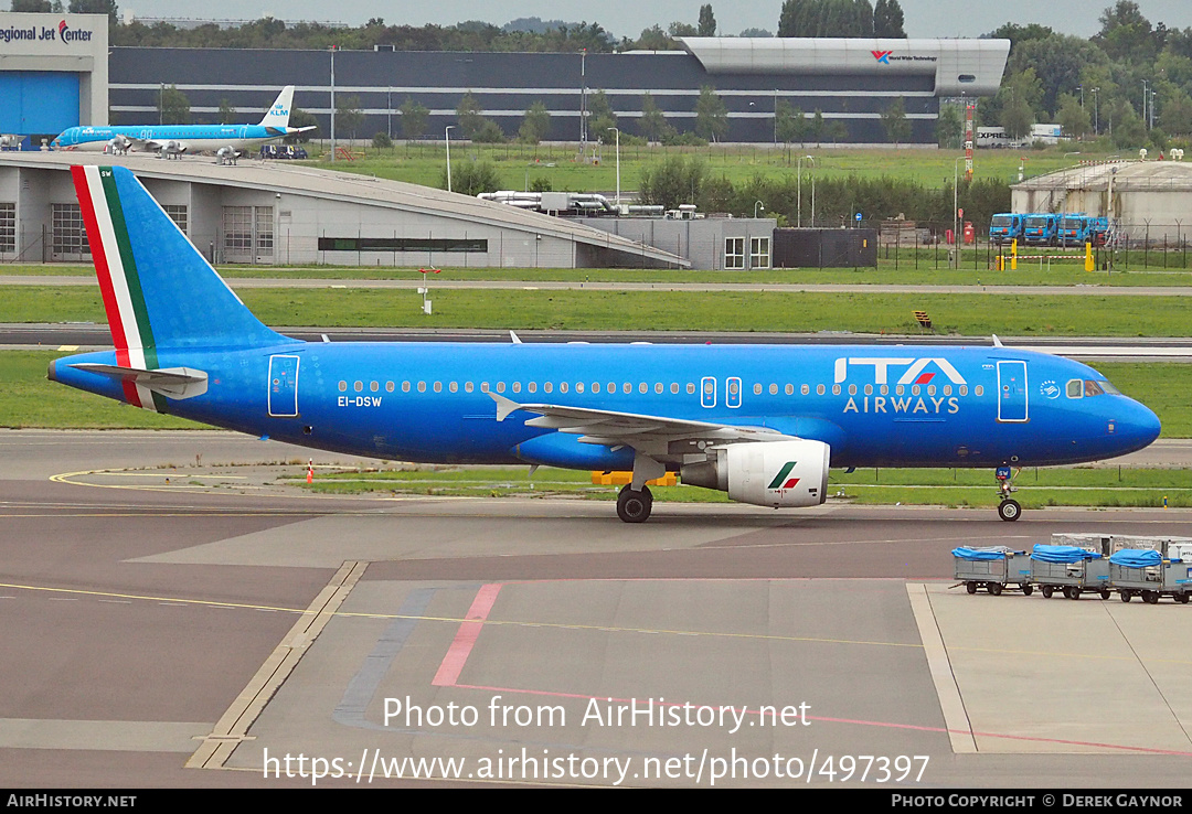 Aircraft Photo of EI-DSW | Airbus A320-216 | ITA Airways | AirHistory.net #497397