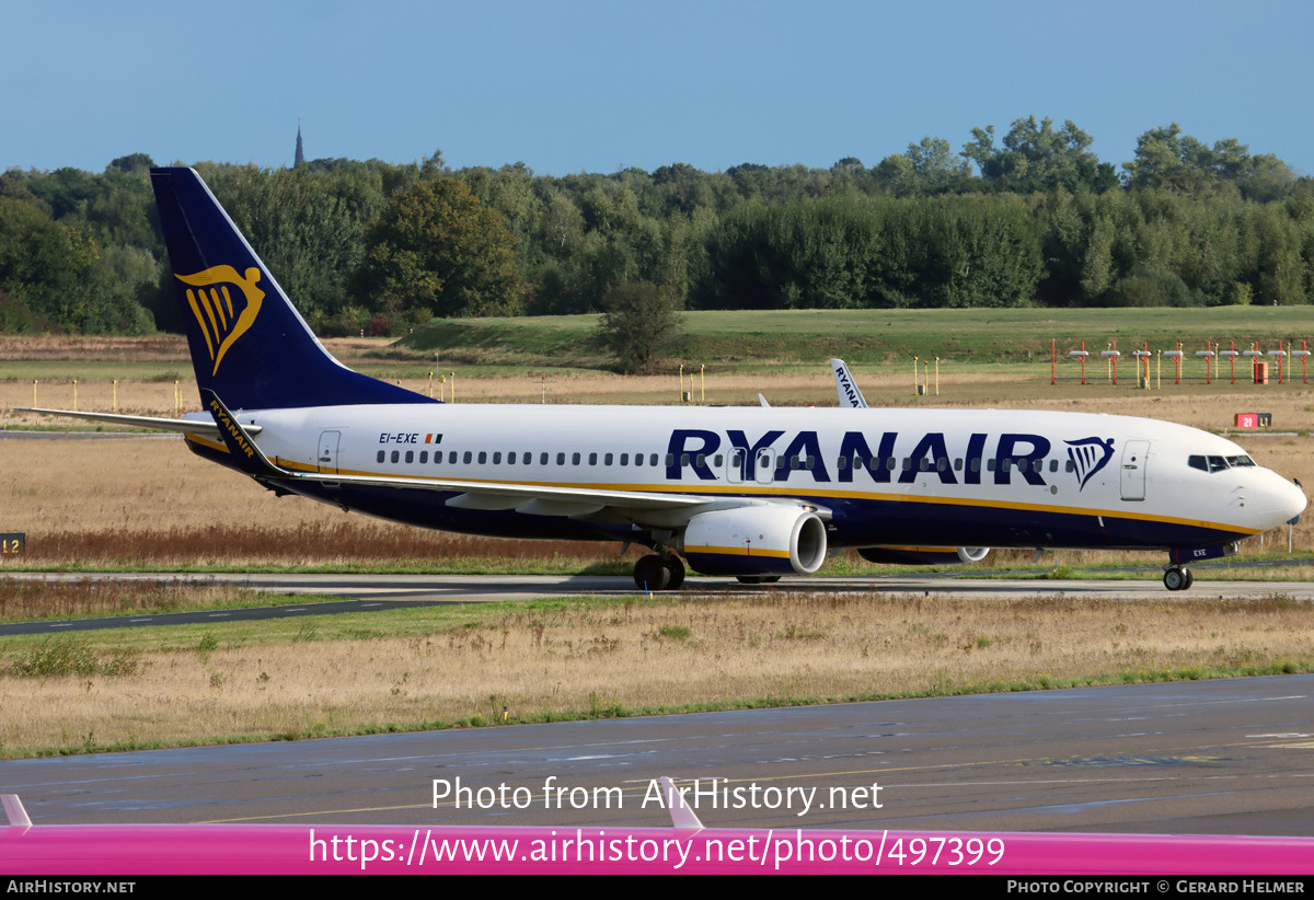 Aircraft Photo of EI-EXE | Boeing 737-8AS | Ryanair | AirHistory.net #497399