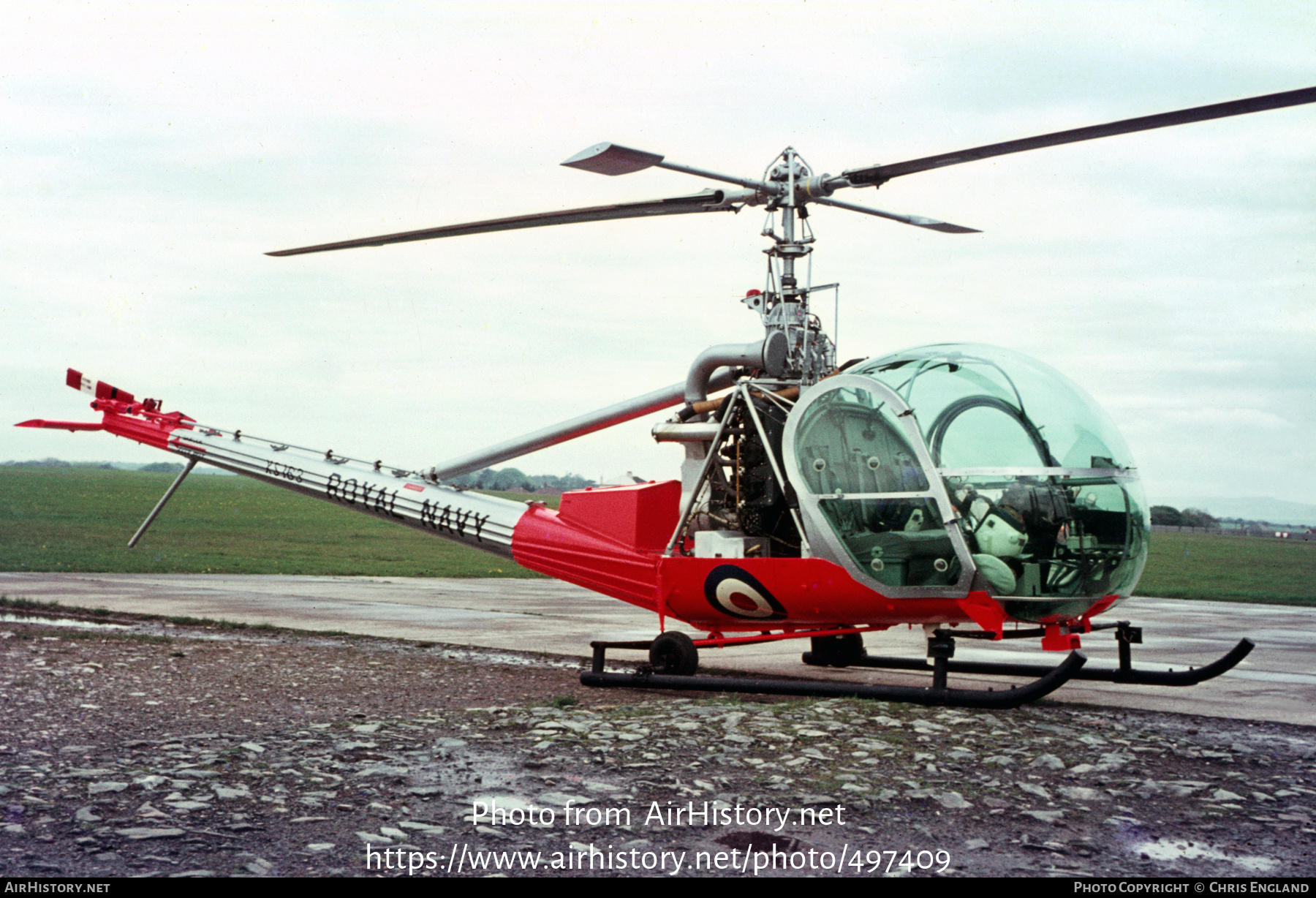 Aircraft Photo of XS163 | Hiller HT2 (UH-12E) | UK - Navy | AirHistory.net #497409