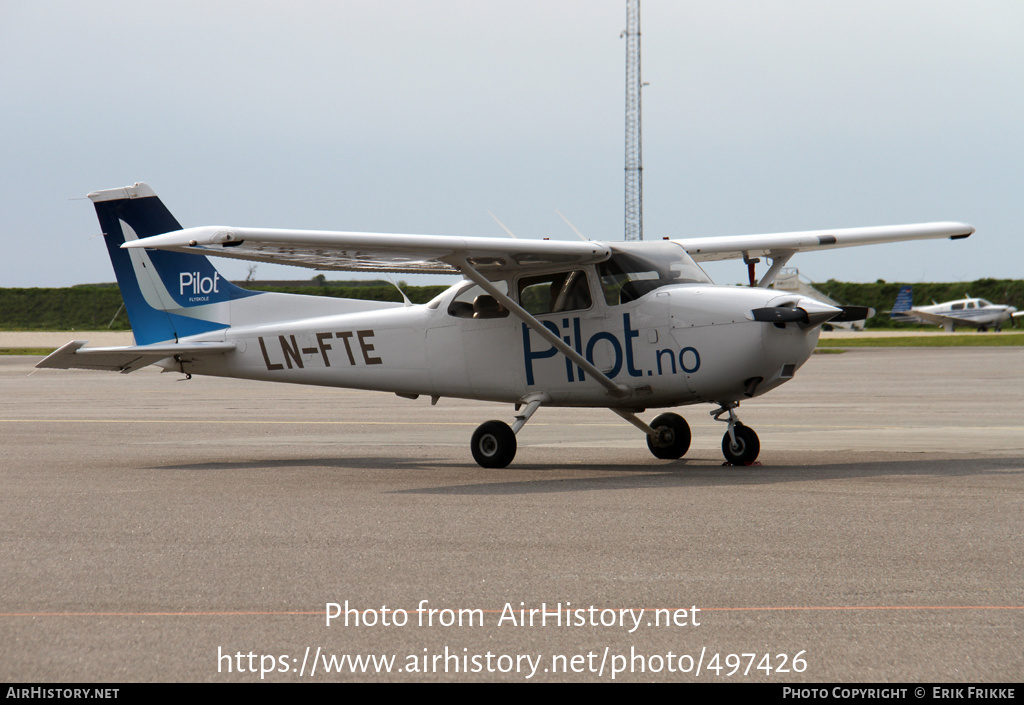 Aircraft Photo of LN-FTE | Cessna 172S Skyhawk SP | Pilot Flyskole | AirHistory.net #497426