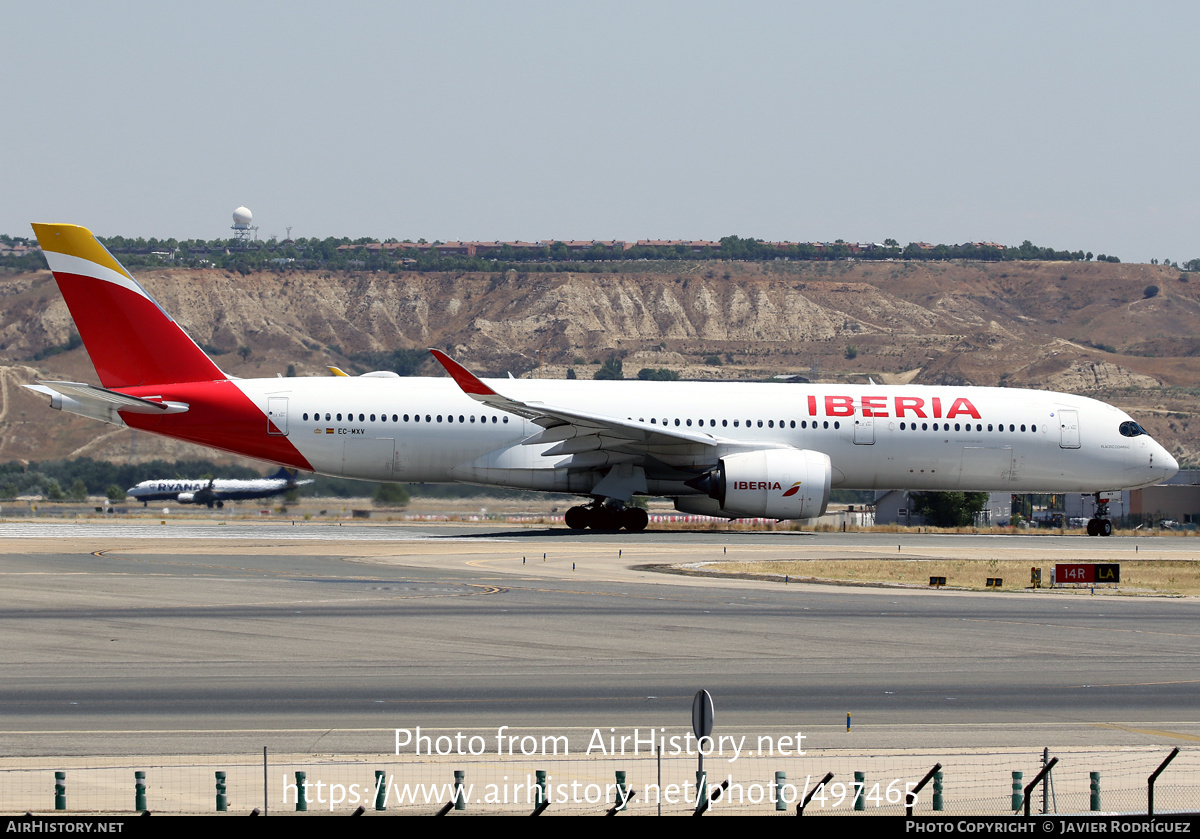 Aircraft Photo of EC-MXV | Airbus A350-941 | Iberia | AirHistory.net #497465