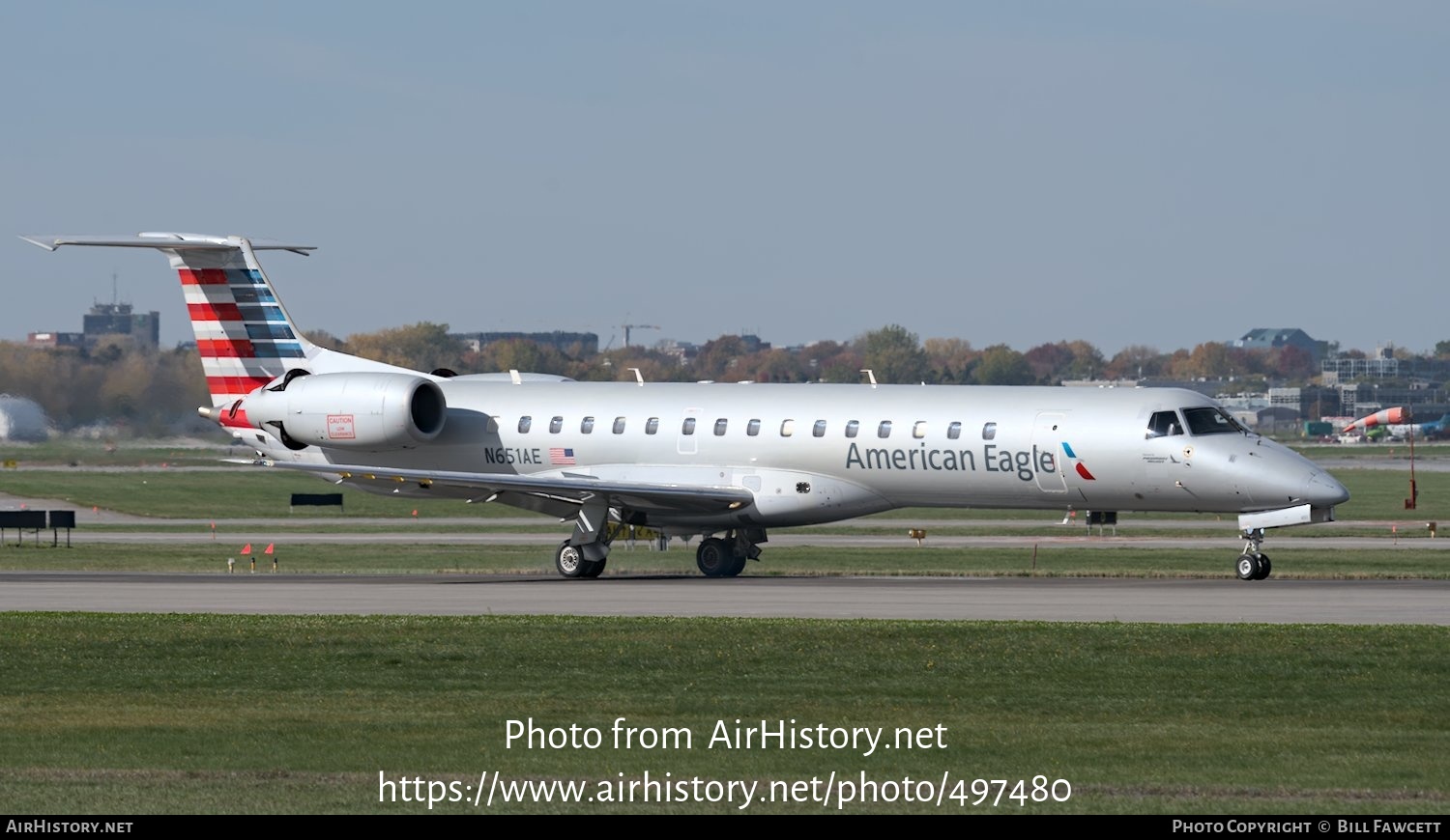 Aircraft Photo of N651AE | Embraer ERJ-145LR (EMB-145LR) | American Eagle | AirHistory.net #497480