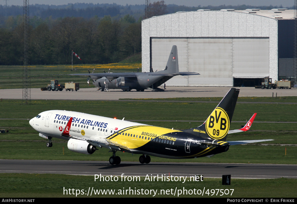 Aircraft Photo of TC-JHU | Boeing 737-8F2 | Turkish Airlines | AirHistory.net #497507