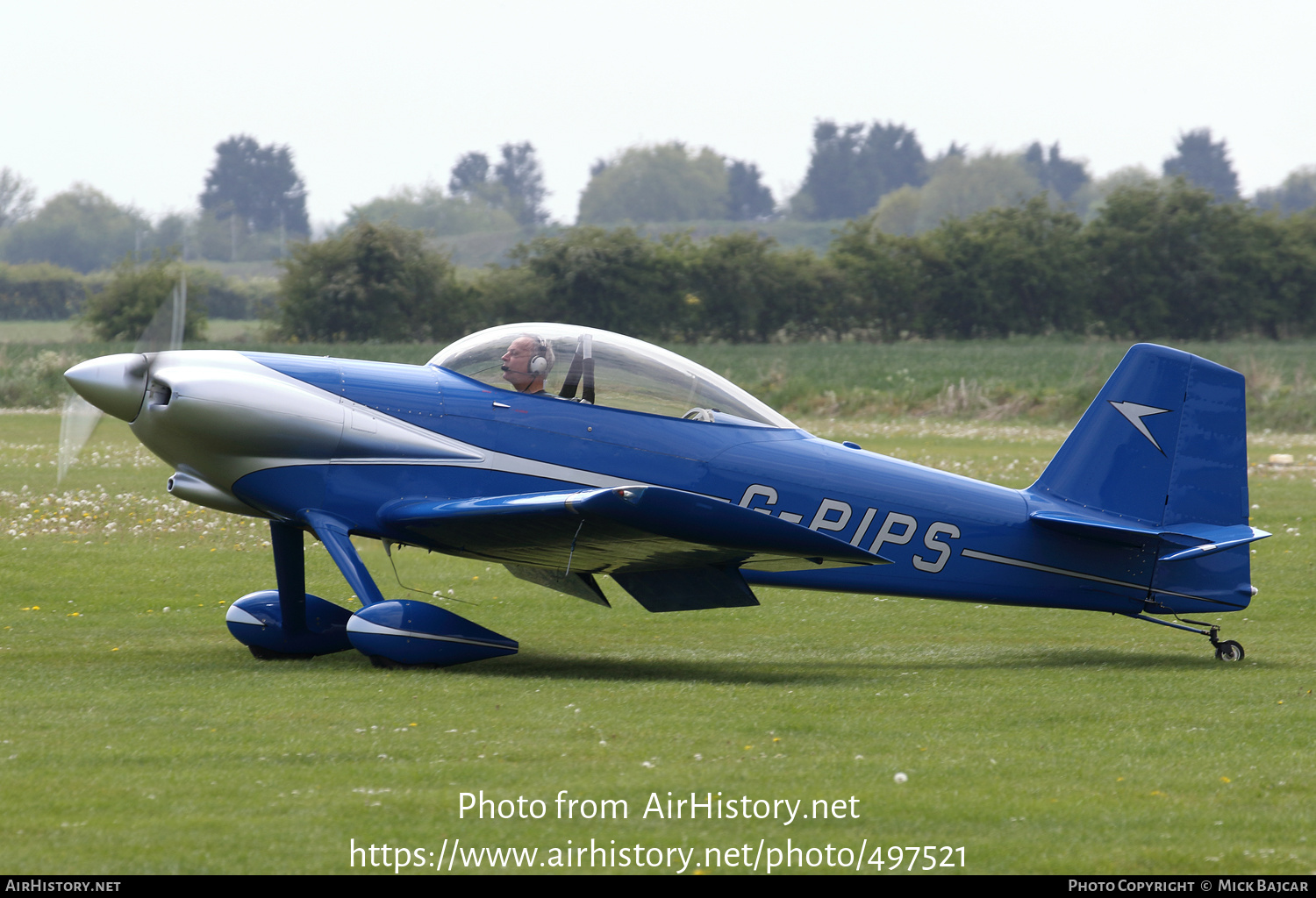 Aircraft Photo of G-PIPS | Van's RV-4 | AirHistory.net #497521