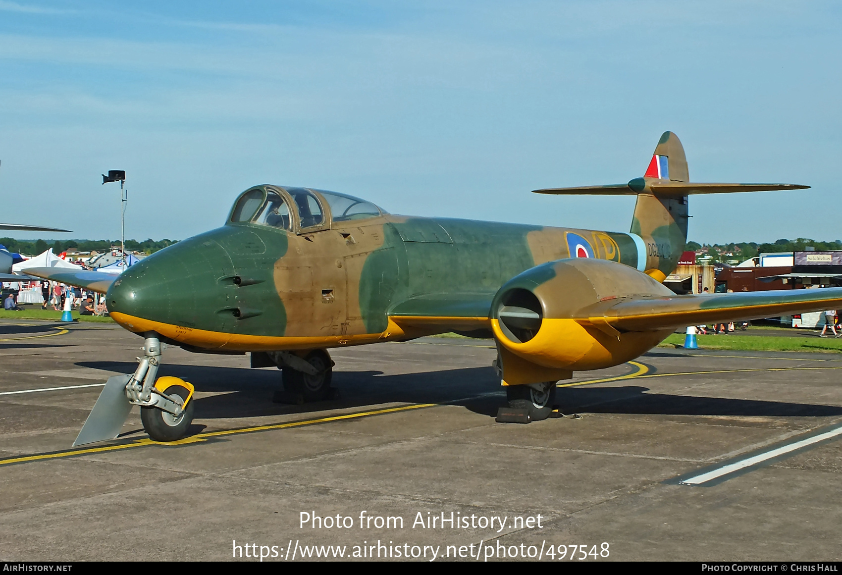 Aircraft Photo of DG202 | Gloster Meteor F9/40 | UK - Air Force | AirHistory.net #497548