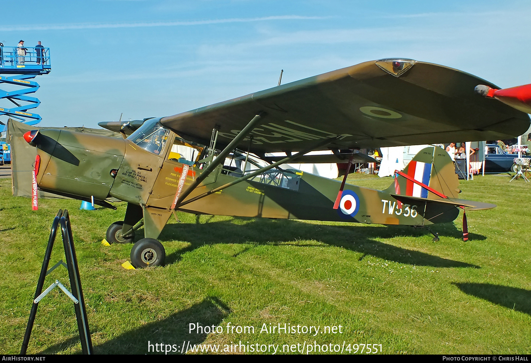 Aircraft Photo of G-BNGE / TW536 | Auster AOP6 | UK - Army | AirHistory.net #497551