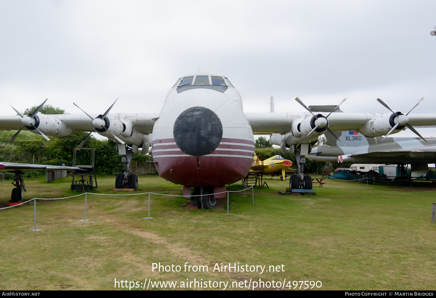 Aircraft Photo of G-APRL | Armstrong Whitworth AW-650 Argosy 101 | Elan Overnight Delivery System | AirHistory.net #497590