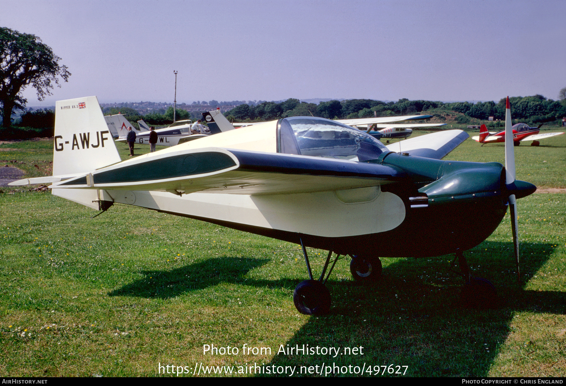 Aircraft Photo of G-AWJF | Tipsy T-66 Nipper RA45 Srs 3 | AirHistory.net #497627