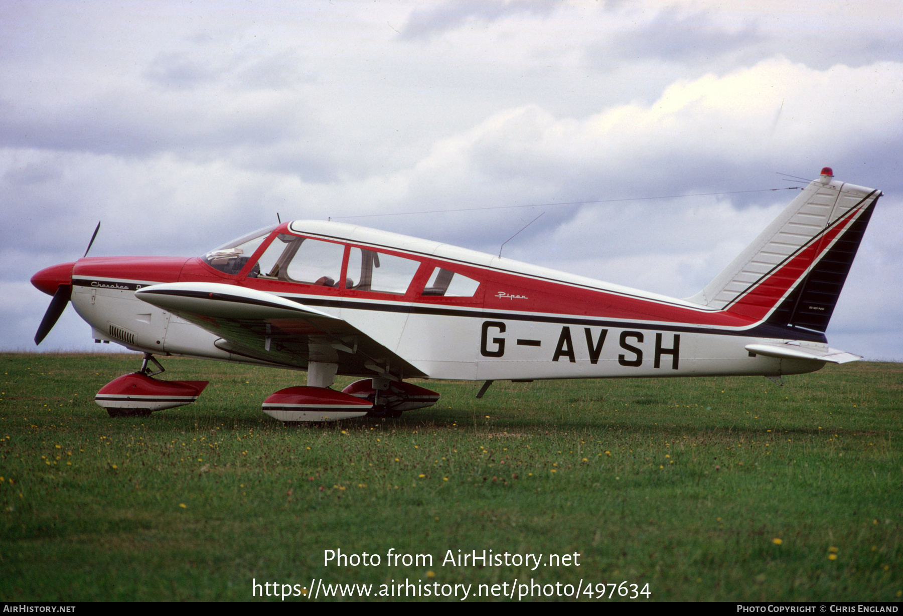 Aircraft Photo of G-AVSH | Piper PA-28-180 Cherokee D | AirHistory.net #497634