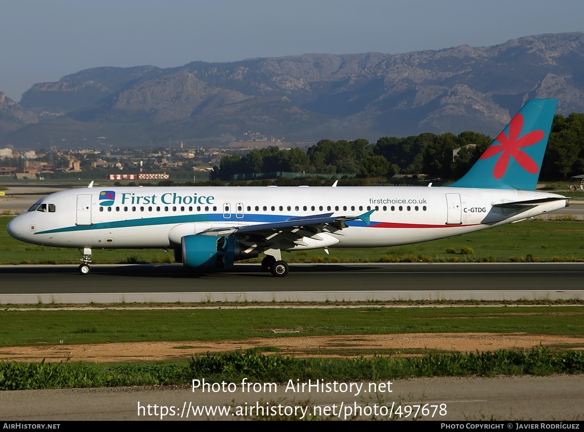 Aircraft Photo of C-GTDG | Airbus A320-214 | First Choice Airways | AirHistory.net #497678