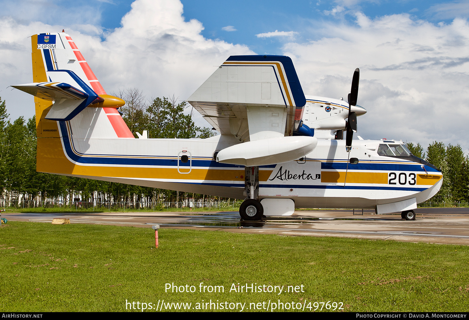 Aircraft Photo of C-GFSM | Canadair CL-215T (CL-215-6B11) | Alberta Government | AirHistory.net #497692