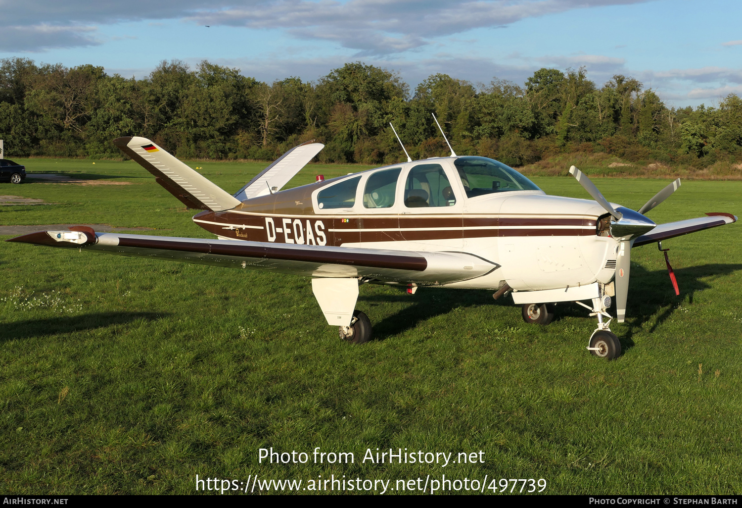 Aircraft Photo of D-EQAS | Beech V35A Bonanza | AirHistory.net #497739