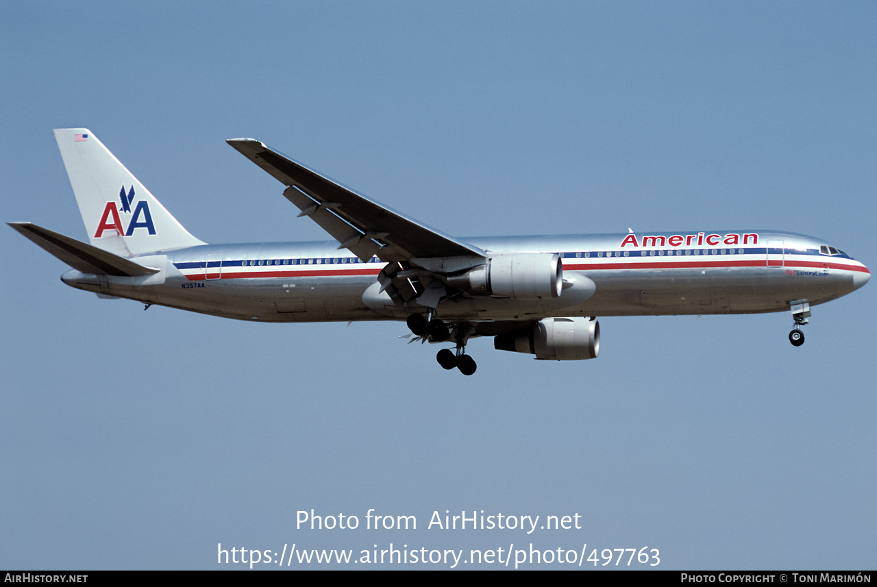 Aircraft Photo of N357AA | Boeing 767-323/ER | American Airlines | AirHistory.net #497763