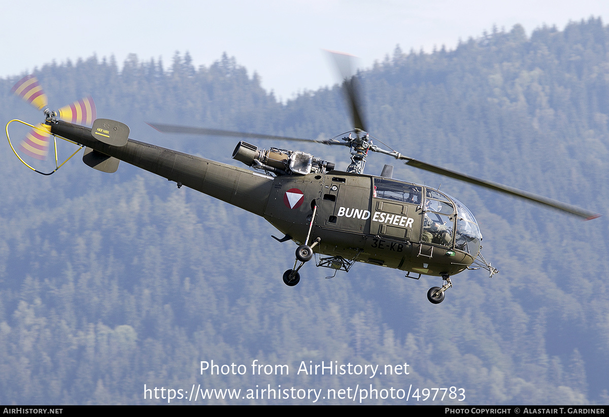 Aircraft Photo of 3E-KB | Sud SE-3160 Alouette III | Austria - Air Force | AirHistory.net #497783