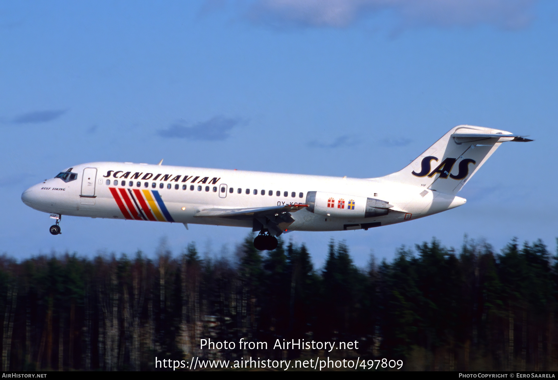 Aircraft Photo of OY-KGF | McDonnell Douglas DC-9-21 | Scandinavian Airlines - SAS | AirHistory.net #497809