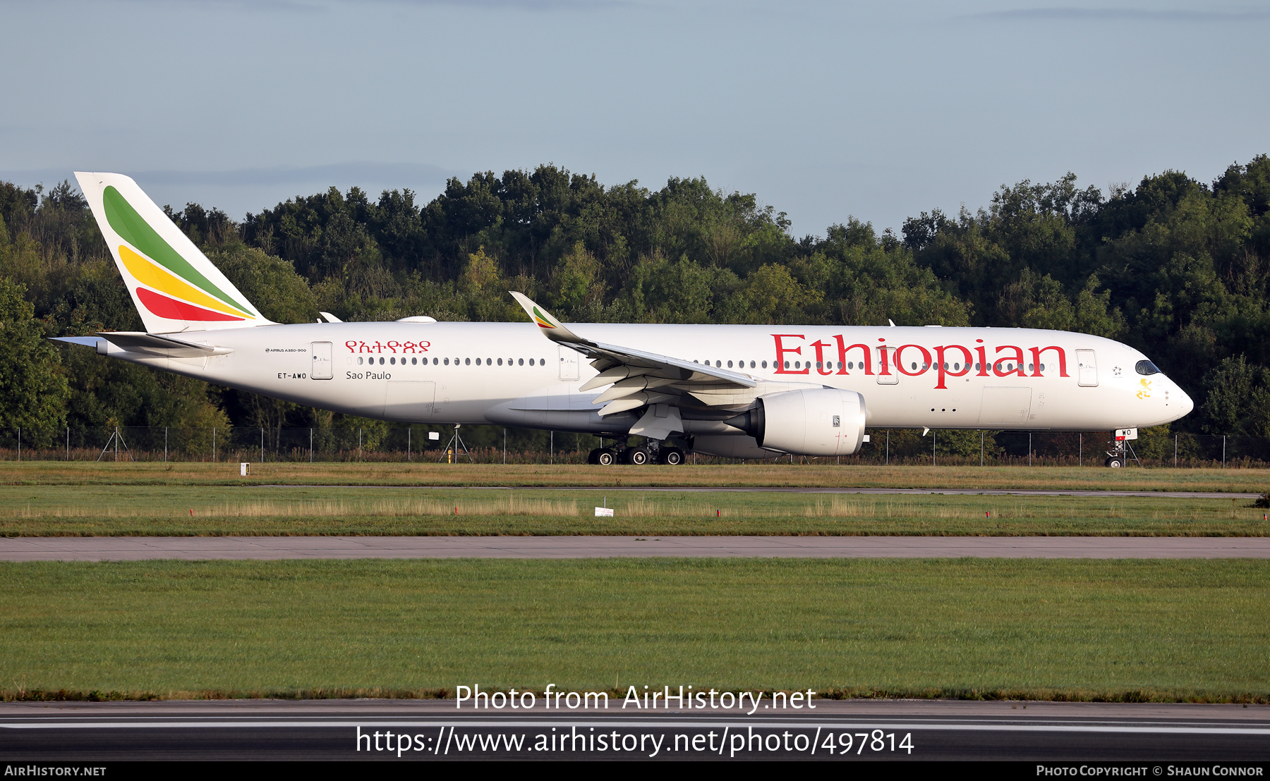 Aircraft Photo of ET-AWO | Airbus A350-941 | Ethiopian Airlines | AirHistory.net #497814