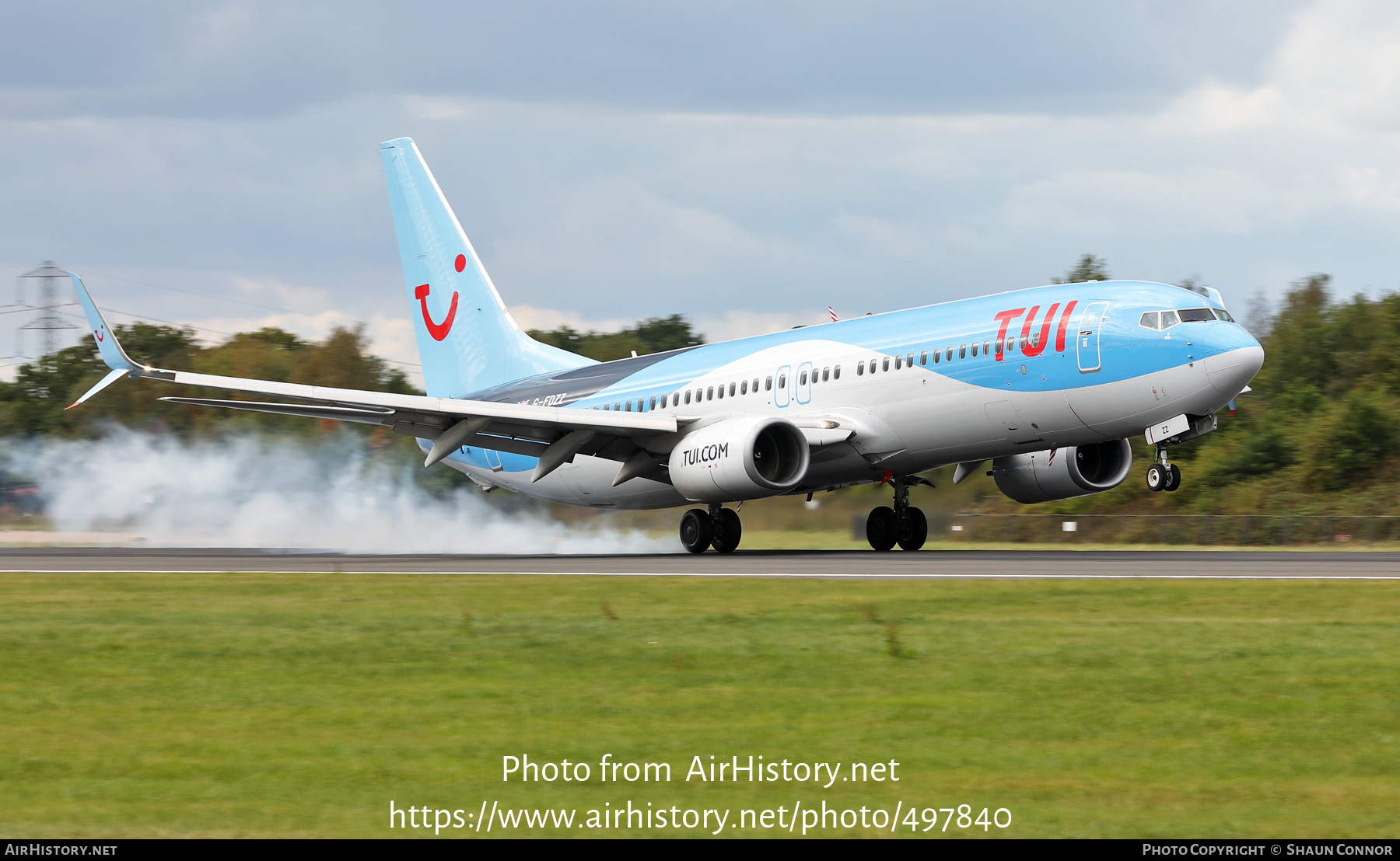 Aircraft Photo of G-FDZZ | Boeing 737-8K5 | TUI | AirHistory.net #497840