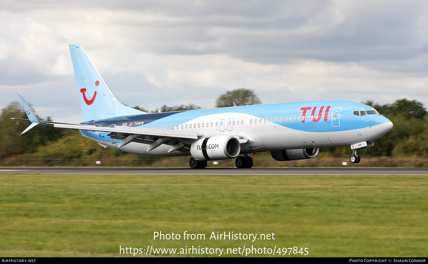 Aircraft Photo of G-TAWN | Boeing 737-8K5 | TUI | AirHistory.net #497845