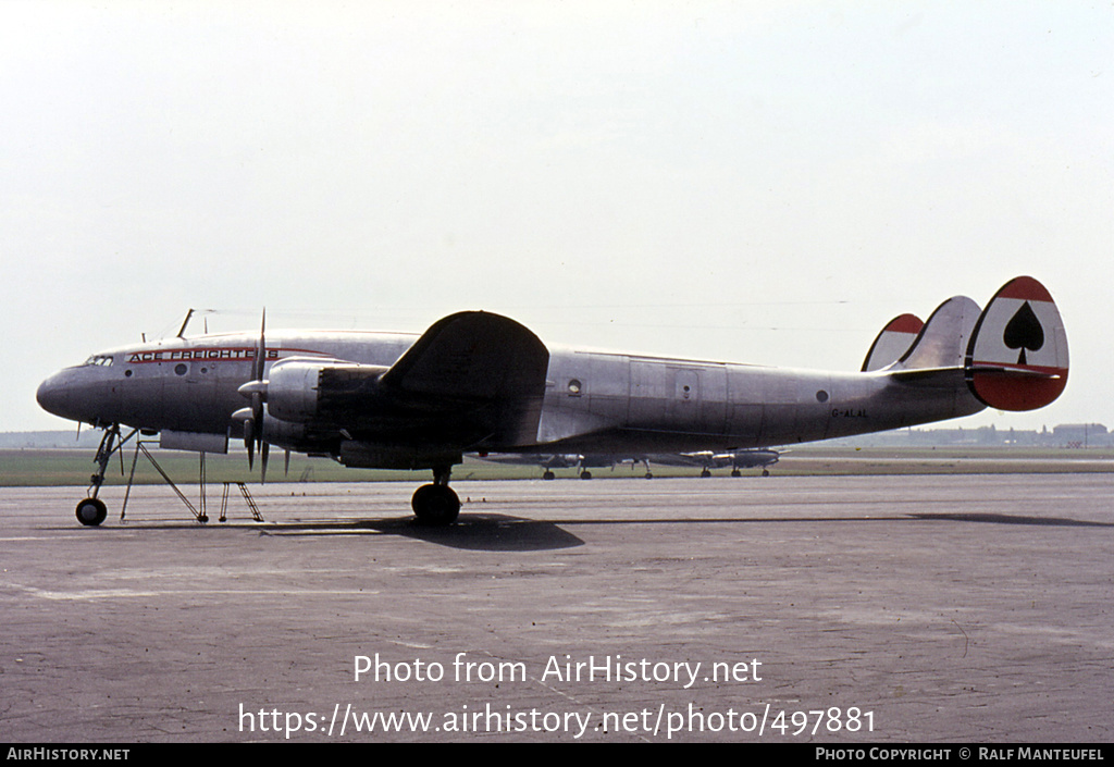 Aircraft Photo of G-ALAL | Lockheed L-749 Constellation | ACE Freighters | AirHistory.net #497881