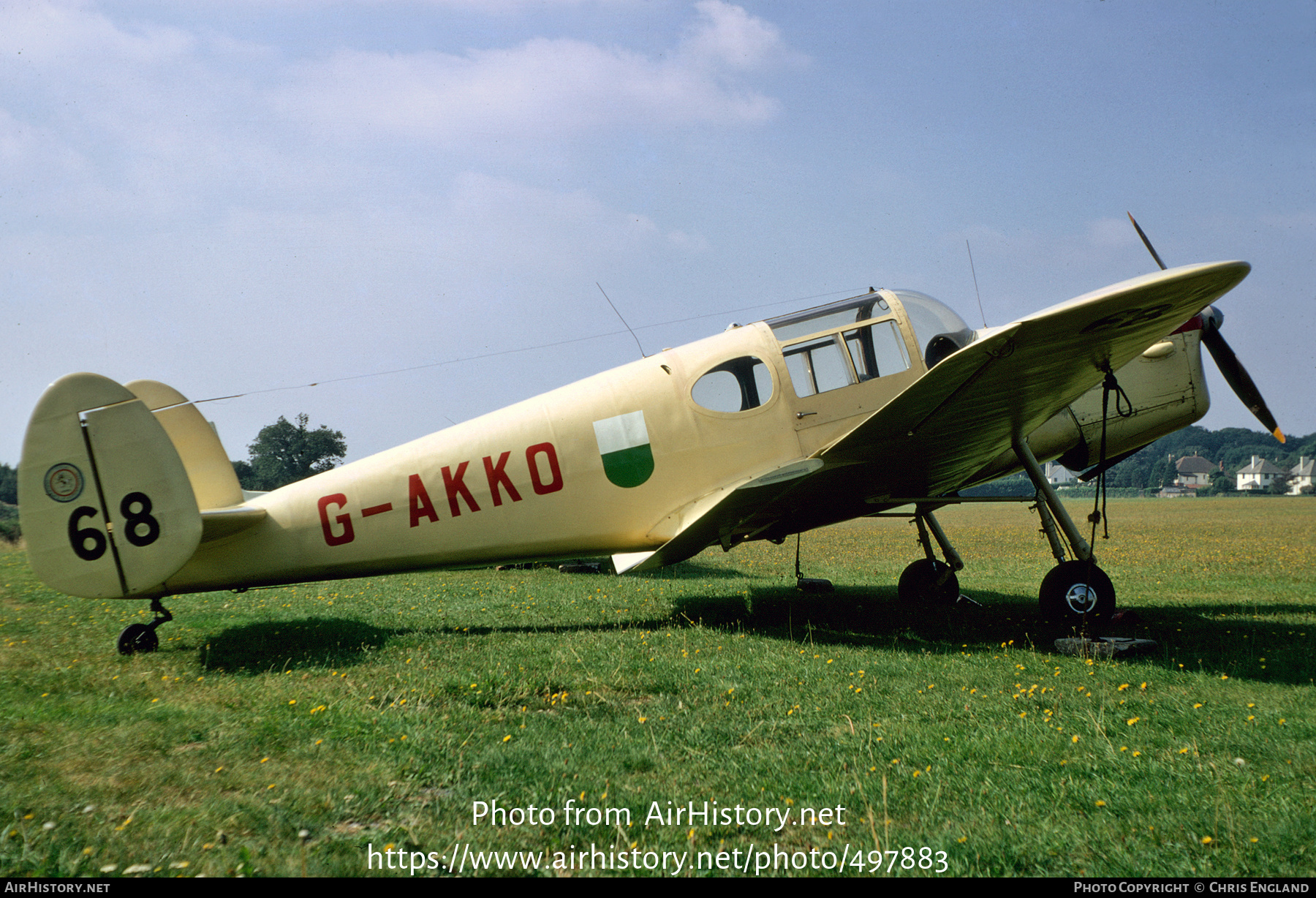 Aircraft Photo of G-AKKO | Miles M.38 Messenger 2A | AirHistory.net #497883