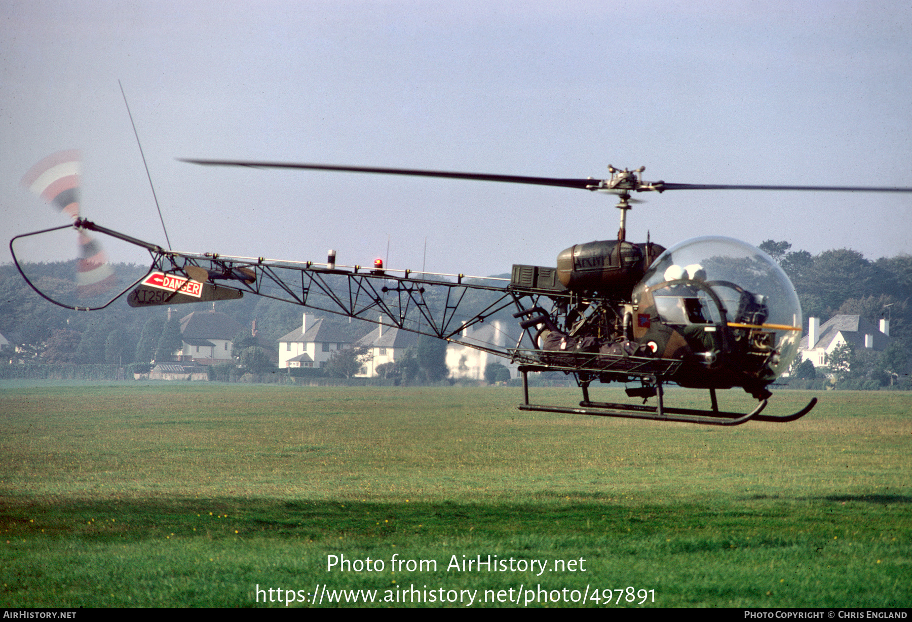 Aircraft Photo of XT250 | Westland-Bell Sioux AH1 (47G-3B-1) | UK - Army | AirHistory.net #497891