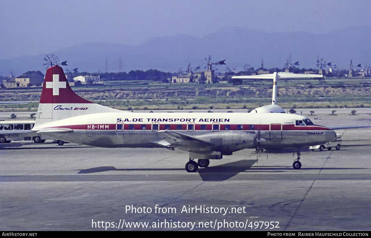 Aircraft Photo of HB-IMM | Convair 440-11 Metropolitan | SATA - SA de Transport Aérien | AirHistory.net #497952