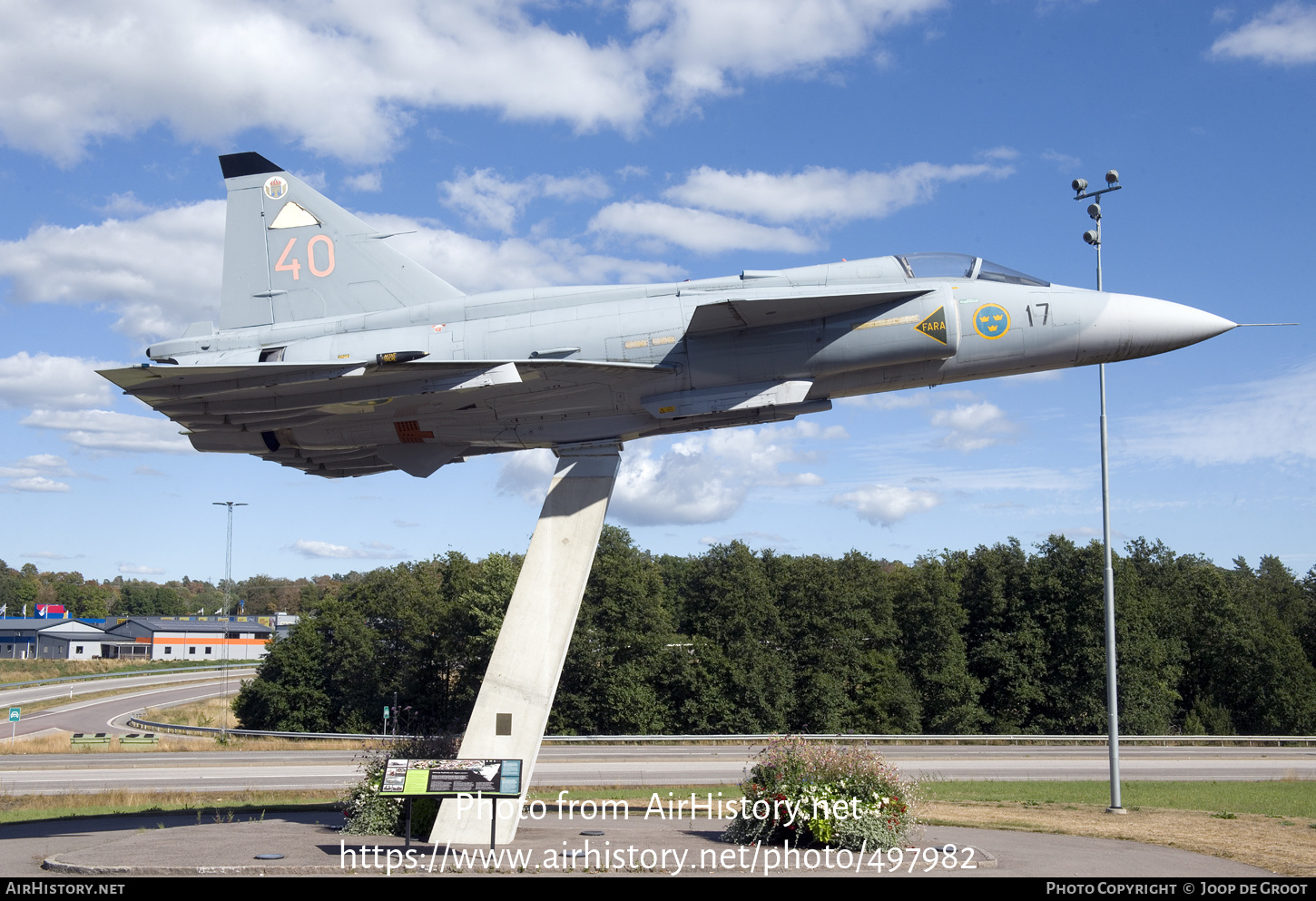 Aircraft Photo of 37440 | Saab JA37DI Viggen | Sweden - Air Force | AirHistory.net #497982