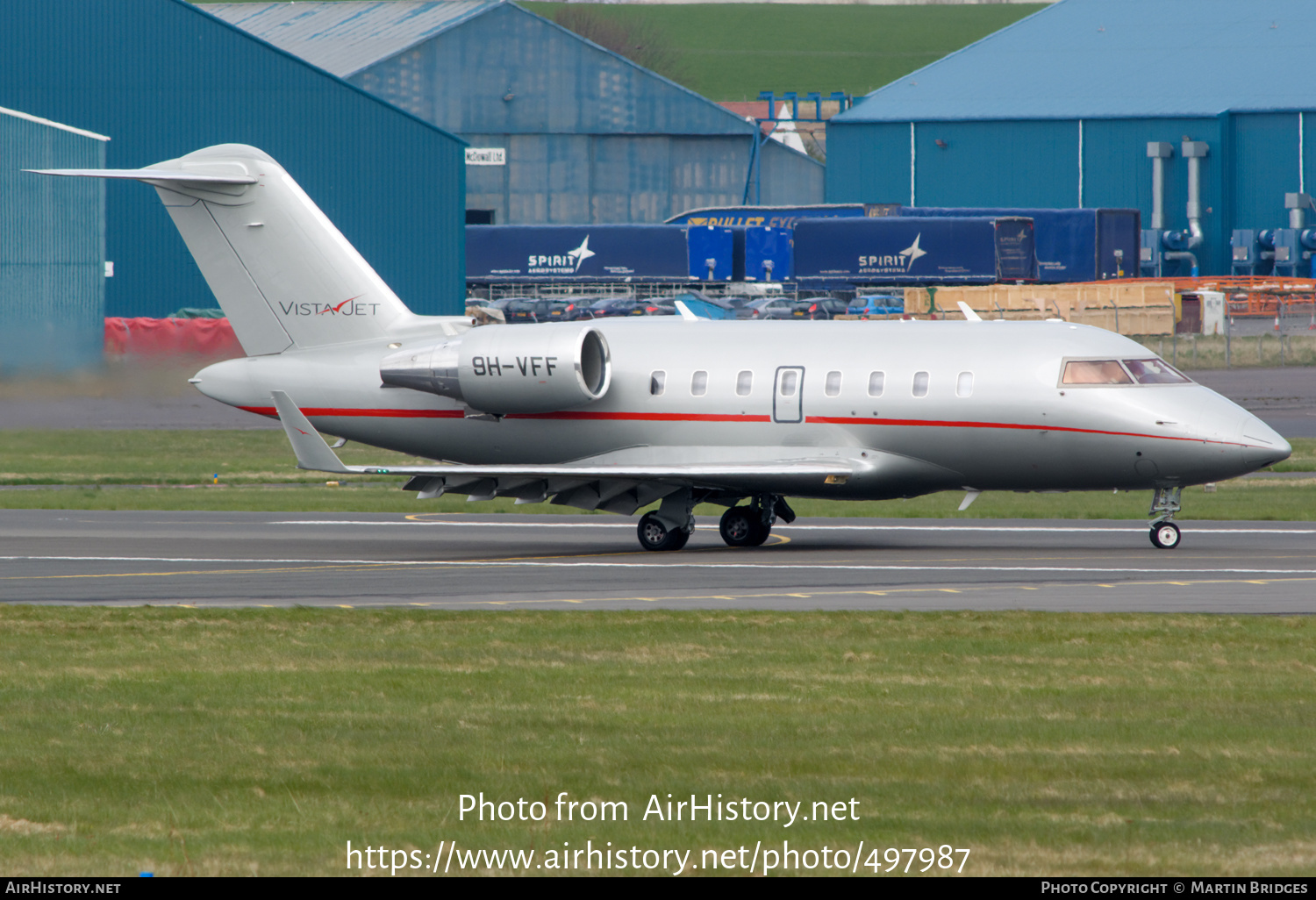 Aircraft Photo of 9H-VFF | Bombardier Challenger 605 (CL-600-2B16) | VistaJet | AirHistory.net #497987