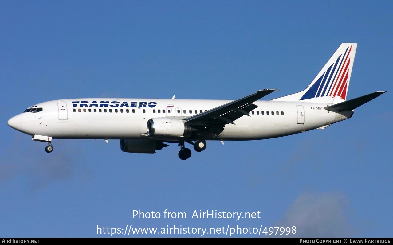 Aircraft Photo of EI-DDY | Boeing 737-4Y0 | Transaero Airlines | AirHistory.net #497998