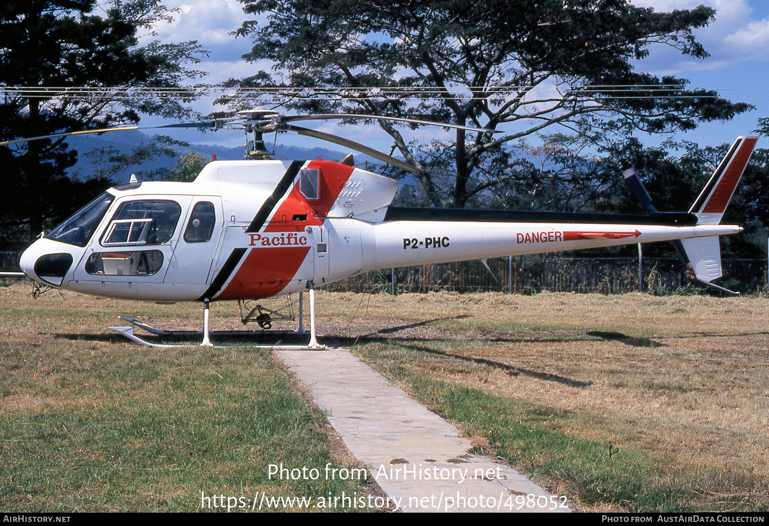 Aircraft Photo of P2-PHC | Aerospatiale AS-350D AStar Mk3 | Pacific Helicopters | AirHistory.net #498052