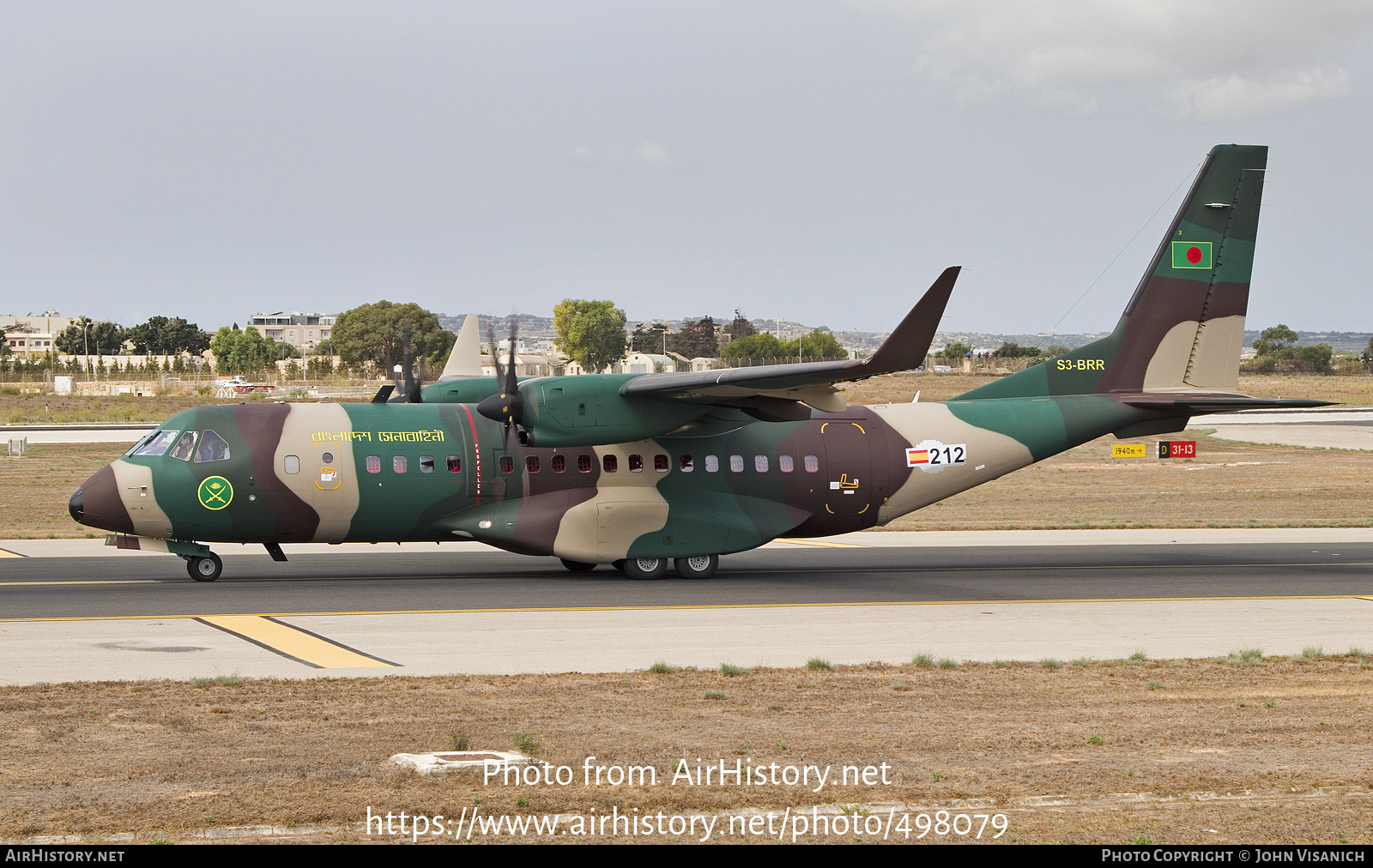 Aircraft Photo of 212 / S3-BRR | CASA C295W | Bangladesh - Army | AirHistory.net #498079