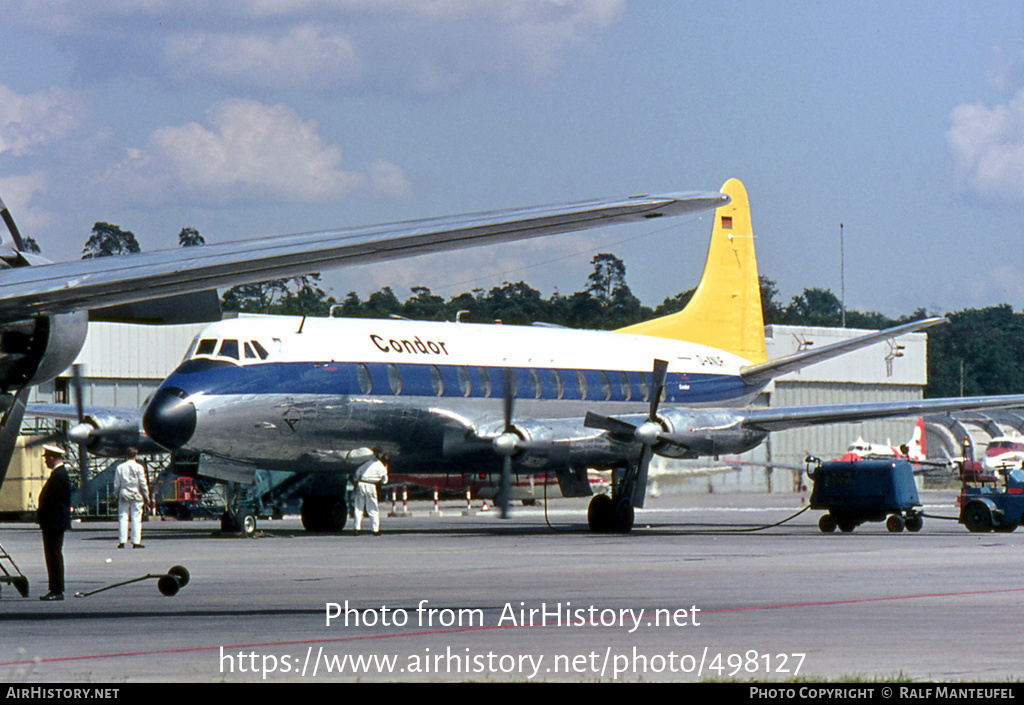 Aircraft Photo of D-ANUR | Vickers 814 Viscount | Condor Flugdienst | AirHistory.net #498127