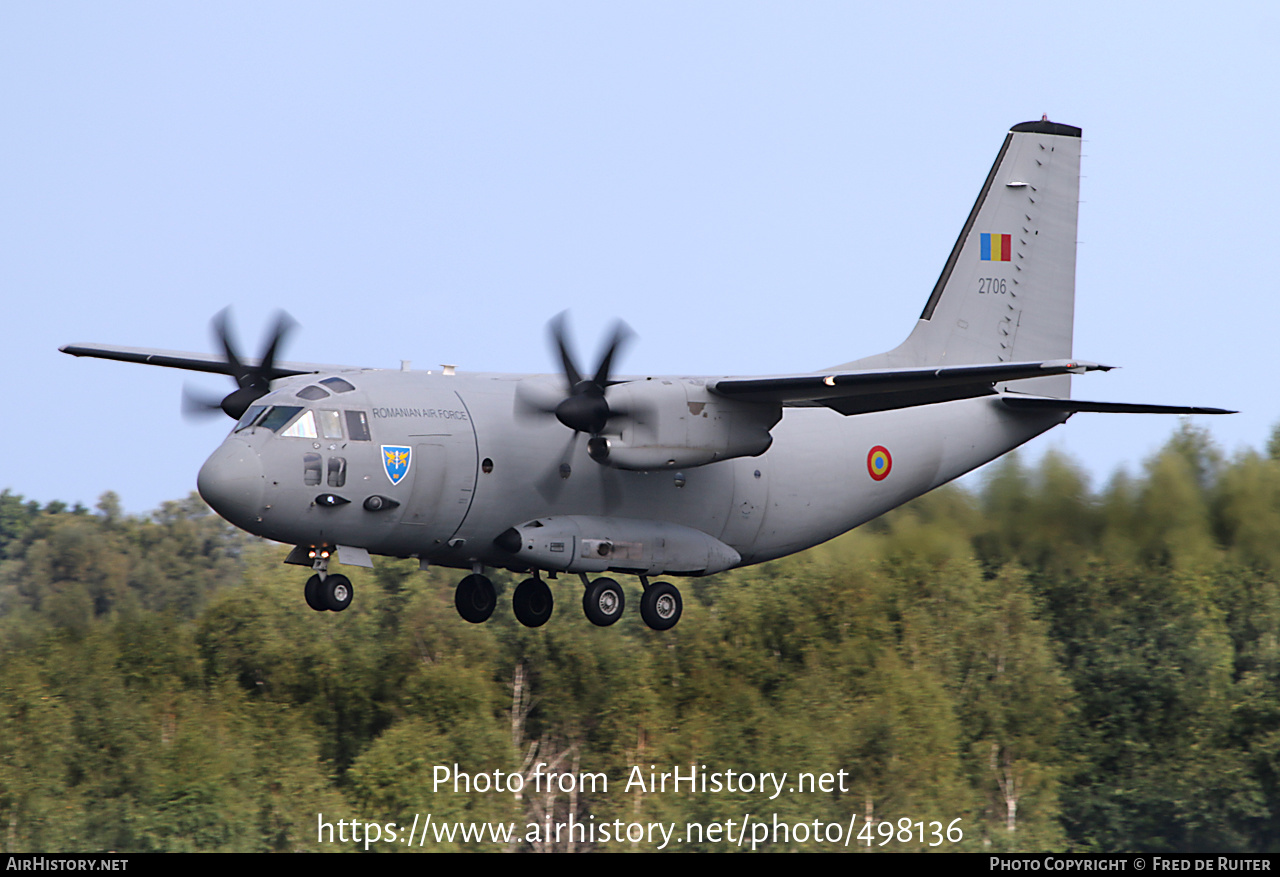 Aircraft Photo of 2706 | Alenia C-27J Spartan | Romania - Air Force | AirHistory.net #498136