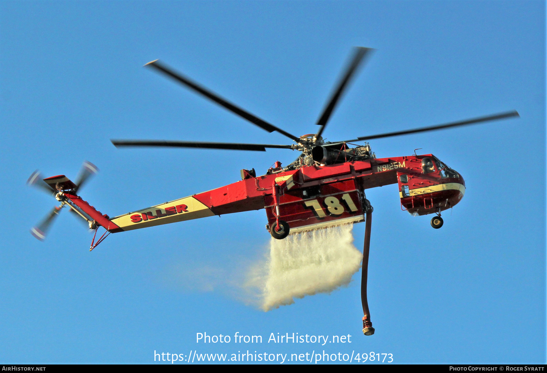 Aircraft Photo of N9125M | Sikorsky CH-54A Tarhe (S-64A) | Siller Helicopters | AirHistory.net #498173