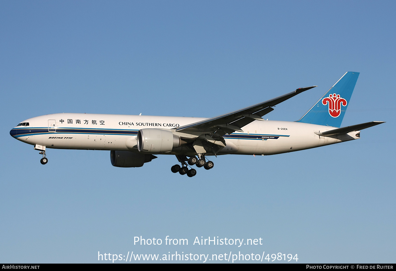 Aircraft Photo of B-20EN | Boeing 777-F | China Southern Airlines Cargo ...