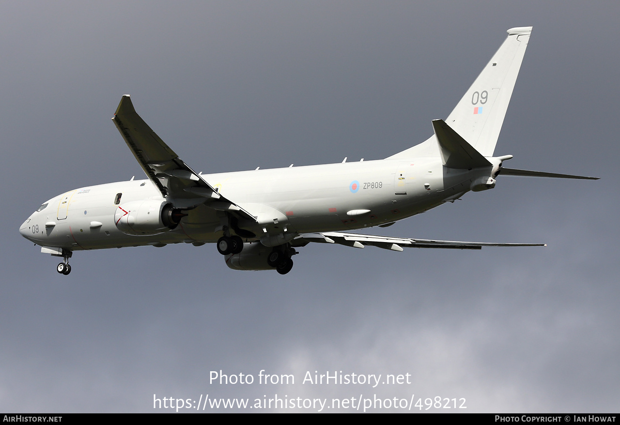 Aircraft Photo of ZP809 | Boeing P-8A Poseidon MRA1 | UK - Air Force | AirHistory.net #498212