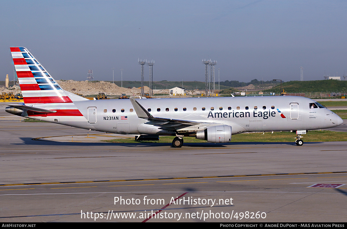 Aircraft Photo of N231AN | Embraer 175LR (ERJ-170-200LR) | American Eagle | AirHistory.net #498260