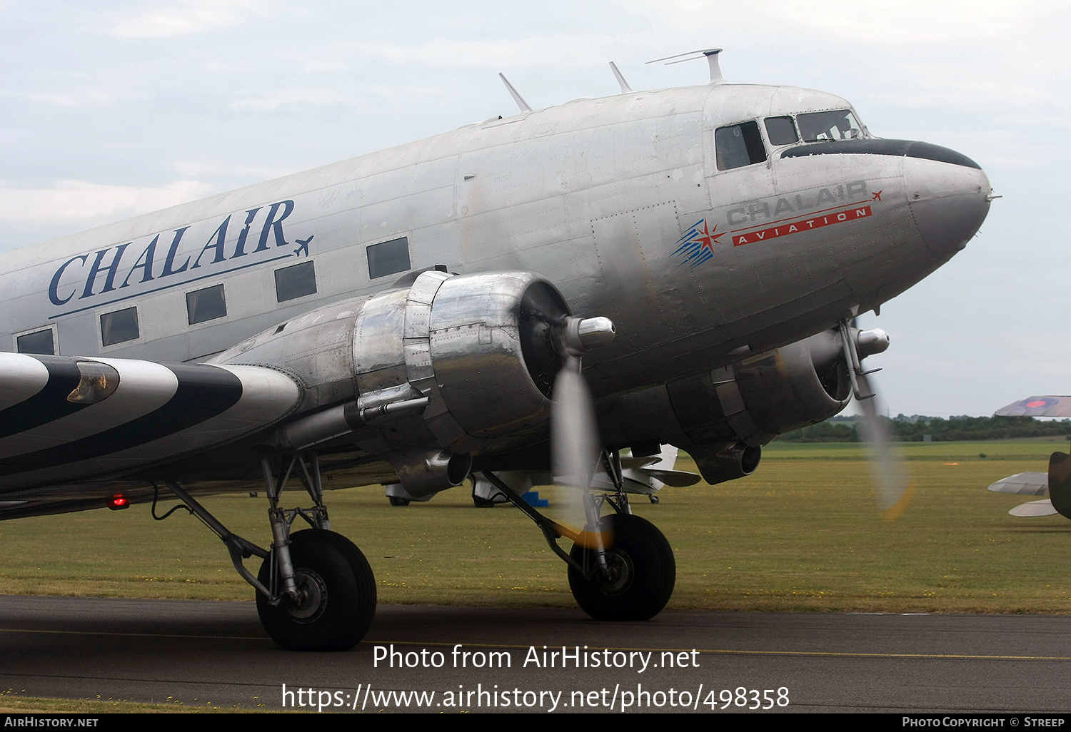 Aircraft Photo of F-AZOX | Douglas DC-3(C) | Chalair Aviation | USA - Air Force | AirHistory.net #498358