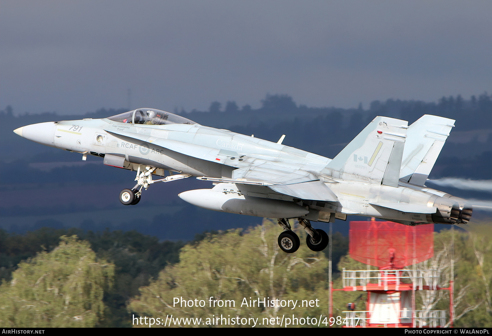 Aircraft Photo of 188791 | McDonnell Douglas CF-188 Hornet | Canada - Air Force | AirHistory.net #498417