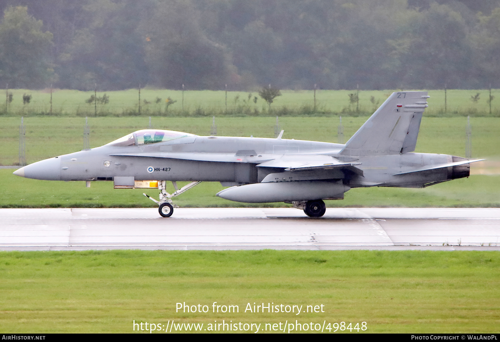 Aircraft Photo of HN-427 | McDonnell Douglas F/A-18C Hornet | Finland - Air Force | AirHistory.net #498448