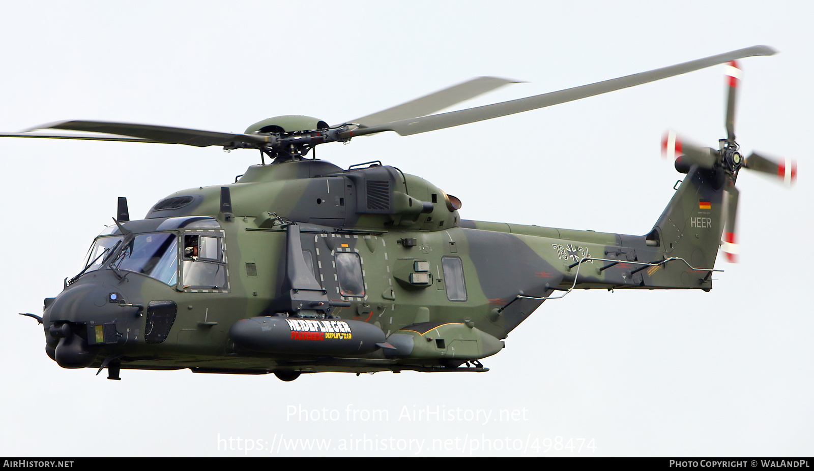 Aircraft Photo of 7834 | NHI NH90 TTH | Germany - Army | AirHistory.net #498474