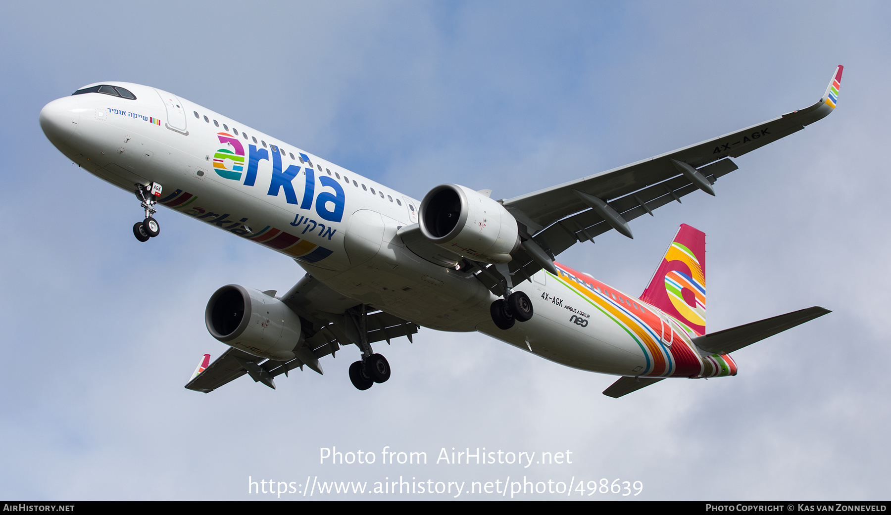 Aircraft Photo of 4X-AGK | Airbus A321-251NX | Arkia Israeli Airlines | AirHistory.net #498639