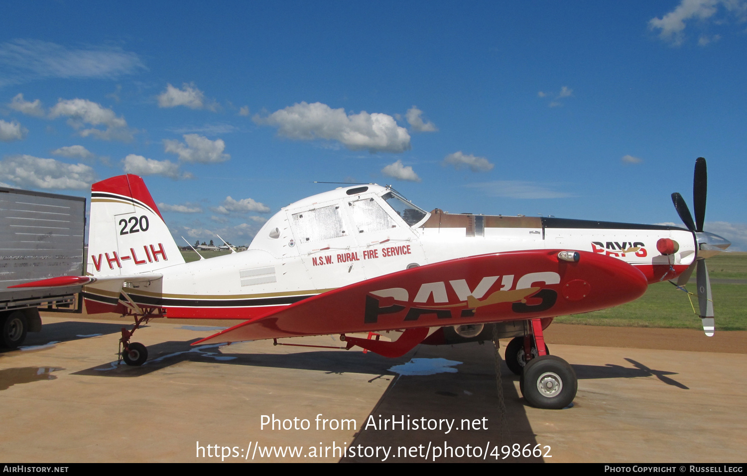 Aircraft Photo of VH-LIH | Air Tractor AT-802 | Pay's Air Service | AirHistory.net #498662