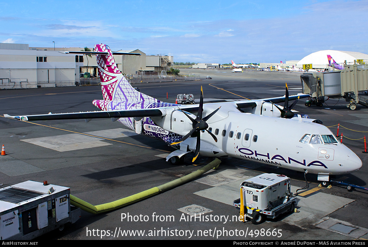 Aircraft Photo of N806HC | ATR ATR-42-500 | 'Ohana by Hawaiian | AirHistory.net #498665