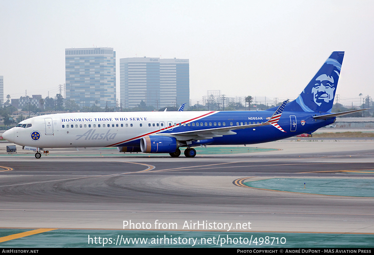 Aircraft Photo of N265AK | Boeing 737-900/ER | Alaska Airlines | AirHistory.net #498710