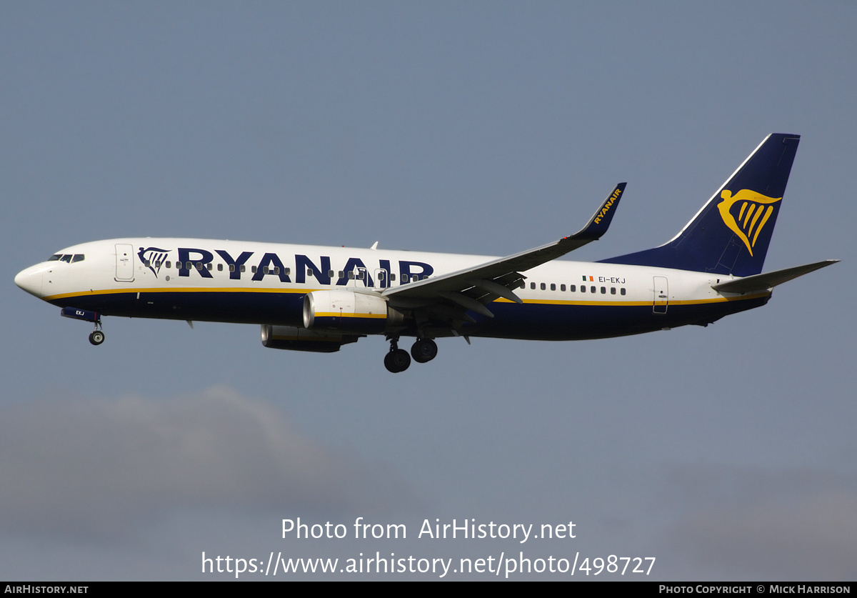 Aircraft Photo of EI-EKJ | Boeing 737-8AS | Ryanair | AirHistory.net #498727