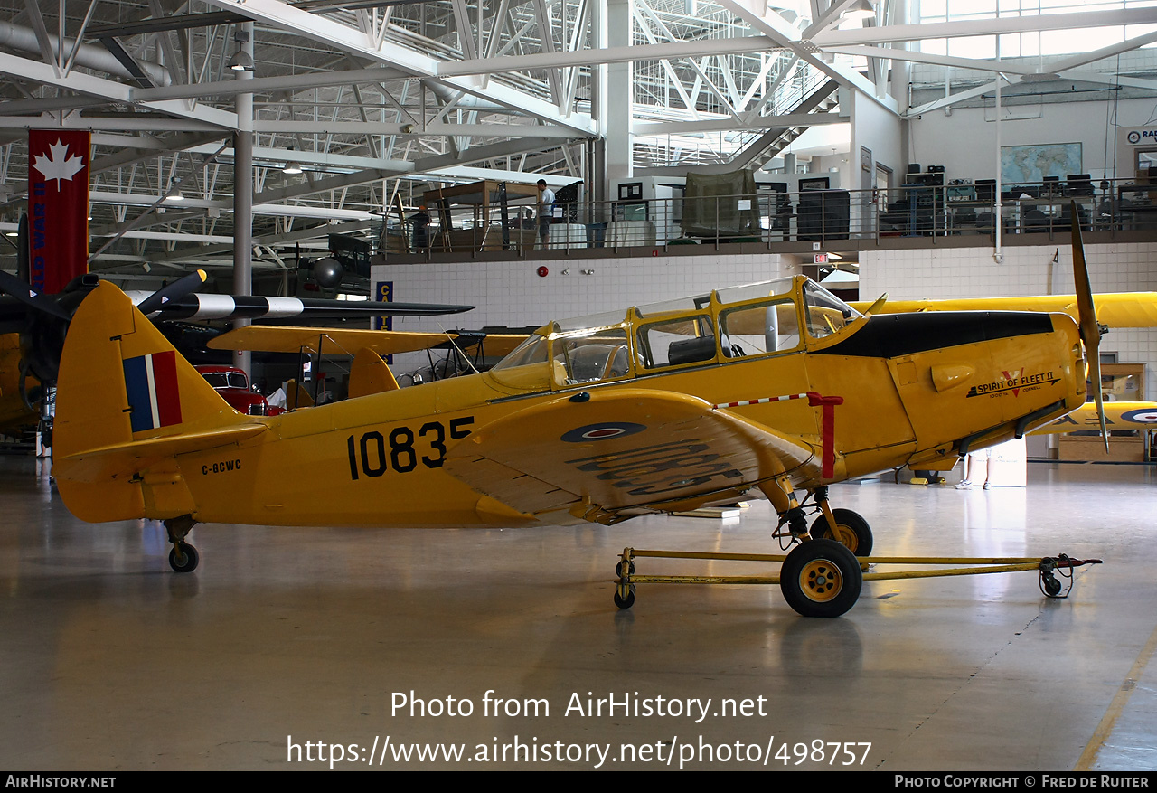 Aircraft Photo of C-GCWC / 10835 | Fairchild PT-26A Cornell (M-62A-3) | Canada - Air Force | AirHistory.net #498757