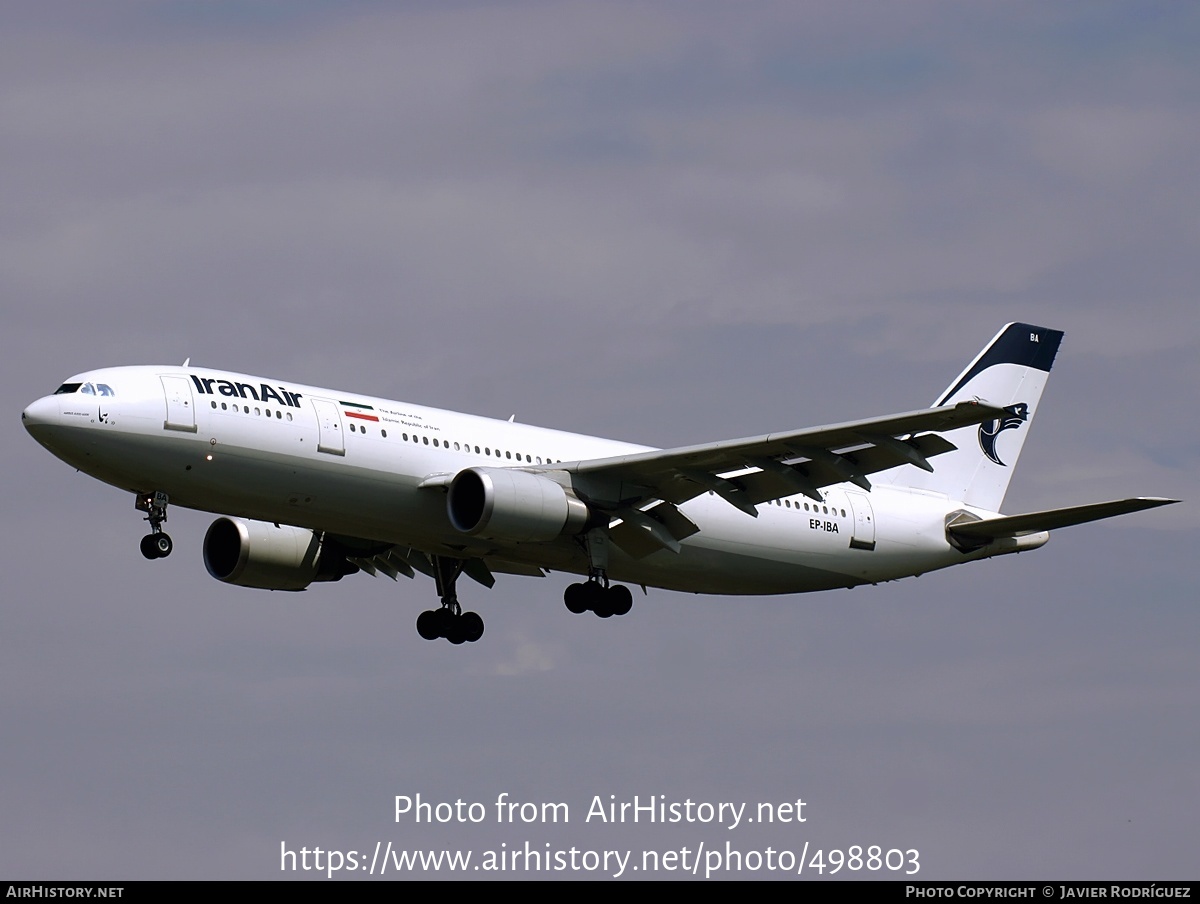 Aircraft Photo of EP-IBA | Airbus A300B4-605R | Iran Air | AirHistory.net #498803