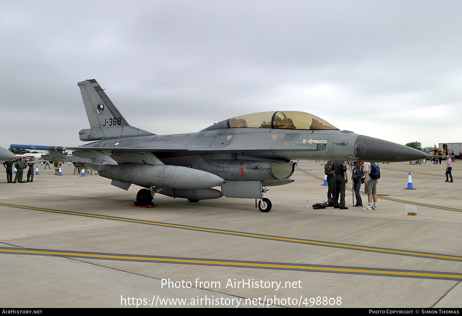 Aircraft Photo of J-368 | General Dynamics F-16BM Fighting Falcon | Netherlands - Air Force | AirHistory.net #498808